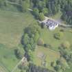Oblique aerial view of Kininvie House, looking ENE.