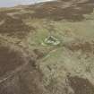 Oblique aerial view of the farmstead at Lower Breek, looking N.