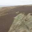 Oblique aerial view of the farmstead at North House, looking N.