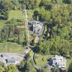Oblique aerial view of Auchenibert Country House, looking NNE.