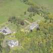 Oblique aerial view of Auchenibert Country House, looking NW.
