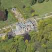 Oblique aerial view of Auchenibert Country House, looking WNW.