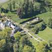 Oblique aerial view of Auchenibert Country House, looking SW.