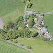 Oblique aerial view of St Mahew's Chapel, looking NNW.