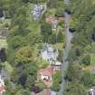 Oblique aerial view of Windyhill House, looking WSW.