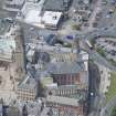 Oblique aerial view of Clyde Square and Municipal Buildings, looking NW.