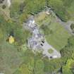 Oblique aerial view of Craigrownie Castle, looking NNE.