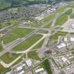 Oblique aerial view of Aberdeen Airport, looking SE.