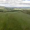 Oblique aerial view of Turnhouse Hill fort looking east.