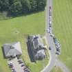 Oblique aerial view of Beechwood House, looking E.