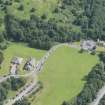 Oblique aerial view of Beechwood House and Murrayfield Hospital, looking ENE.