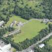 Oblique aerial view of Beechwood House and Murrayfield Hospital, looking NE.