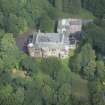 Oblique aerial view of Beechmount House, looking NW.