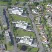 Oblique aerial view of 1-48 Ravelston Garden, looking W.