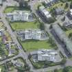Oblique aerial view of 1-48 Ravelston Garden, looking E.