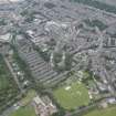 Oblique aerial view of Saxe-Coburg Place and Glenogle Road, looking SE.