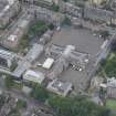 Oblique aerial view of Edinburgh Academy, looking SE.