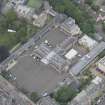 Oblique aerial view of Edinburgh Academy, looking NW.