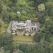 Oblique aerial view of Belmont House, looking NNW.