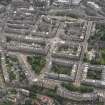 Oblique aerial view of Melville Street, Palmerston Place, Atholl Crescent, Coates Crescent and Shandwick Place, looking SE.