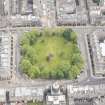 Oblique aerial view of St George's Parish Church, Albert Memorial, Charlotte Square, South Charlotte Street, North Charlotte Street, Hope Street and Charlotte Square Gardens, looking E.