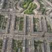 Oblique aerial view of the northern New Town, Great King Street, Howe Street, Northumberland Street, St Vincent Street and Dundas Street, looking WSW.