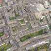 Oblique aerial view of 165 Leith Walk and 17-19 Smith's Place, looking NW.