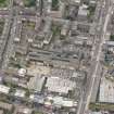 Oblique aerial view of 165 Leith Walk and 17-19 Smith's Place, looking SSW.