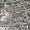 Oblique aerial view of 165 Leith Walk and 17-19 Smith's Place, looking ESE.