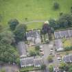 Oblique aerial view of 30 Pilrig House Close, looking SE.