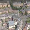 Oblique aerial view of Quayside Mills, looking NNE.