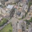Oblique aerial view of St Thomas' Church and Leith Hospital, looking WSW.