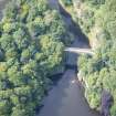 Oblique aerial view of the Bridge of Alvah, looking SSW.