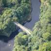 Oblique aerial view of the Bridge of Alvah, looking S.