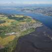 General oblique aerial view of the Tay Estuary, looking NW.