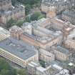 Oblique aerial view of the School of Architecture and Medical School, looking WNW.
