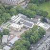 Oblique aerial view of James Gillespie's Primary School, looking SSW.