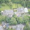 Oblique aerial view of St Bennets Archiepiscopal Chapel, looking S.