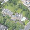 Oblique aerial view of St Bennets Archiepiscopal Chapel, looking SSE.
