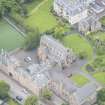 Oblique aerial view of Gillis College and St Margaret's Convent, looking NNE.