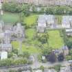 Oblique aerial view of Gillis College and St Margaret's Convent, looking NNW.