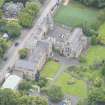 Oblique aerial view of Gillis College and St Margaret's Convent, looking NW.