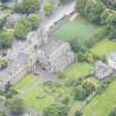 Oblique aerial view of Gillis College and St Margaret's Convent, looking SE.