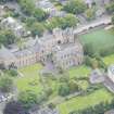 Oblique aerial view of Gillis College and St Margaret's Convent, looking WNW.