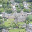 Oblique aerial view of Gillis College and St Margaret's Convent, looking W.