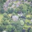 Oblique aerial view of The Lane House and Egremont House, looking WSW.