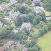 Oblique aerial view of The Lane House, looking NE.