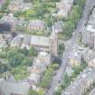 Oblique aerial view of Morningside South United Free Church, looking S.