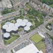 Oblique aerial view of Scottish Widows' Fund and Life Assurance Society Head Office, looking NNW.