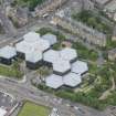 Oblique aerial view of Scottish Widows' Fund and Life Assurance Society Head Office, looking W.